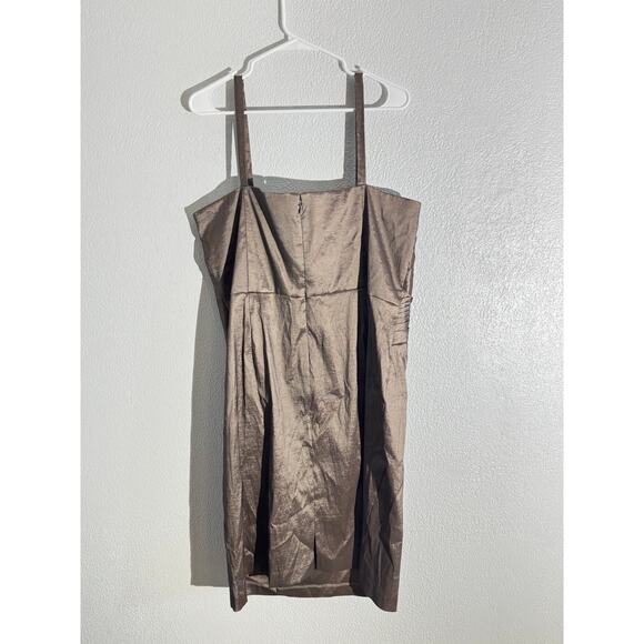 Jessica Howard 2-Piece Mocha Cocktail Dress Set 18W - Picture 4 of 10